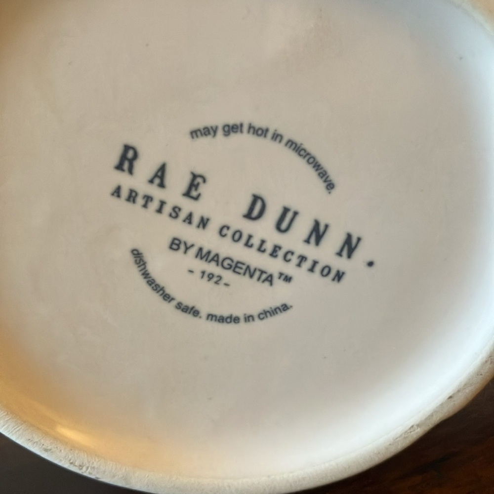 Rae Dunn: White/ Red interior Valentine Heart Mug- Coffee/Tea - Picture 2 of 16